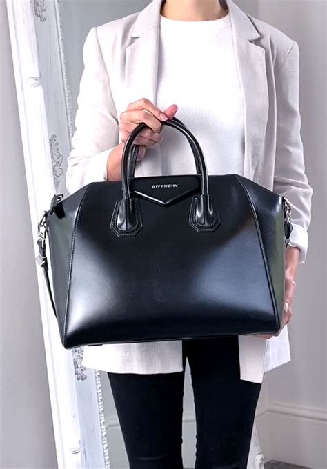 givenchy antigona mini vs small|The Complete Guide to the Givenchy Antigona Bag + Size Comparison.